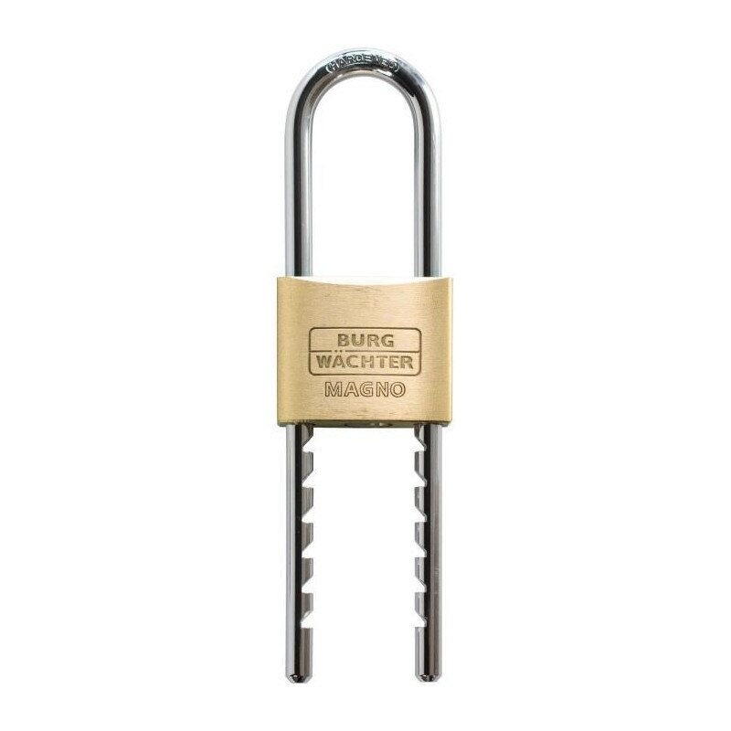 Cadenas En Laiton Massif - Burg Wachter - 400 E Hb 50 Flex Sb - 50 Mm, Grande Anse Réglable, Double Verrouillage