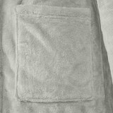 thumbnail of vidaXL Bademantel Hoodie Grau S Flanell