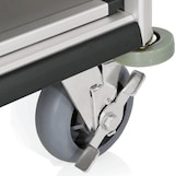 thumbnail of WAS Germany - Zimmerservicewagen Isabella, 1 Wäschesack, 95 x 54 x 116 cm, helle Kantenprofile/Aluoptik
