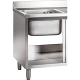 thumbnail of Spülschrank mit Schiebetüren B 180cm - Becken links