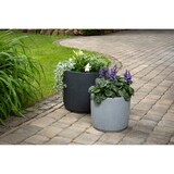 thumbnail of Scheurich Linetto 30, Pflanzgefäß/Blumentopf/Pflanzkübel, rund, Farbe: Stony Black, hergestellt mit recyceltem Kunststoff, 10 Jahre Garantie