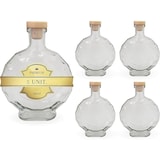 thumbnail of 5 Garrafas de Vidro 500ml com Rolha de Cortiça – Elegância e Versatilidade para Licores, Rum e Bebidas Artesanais