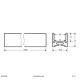 thumbnail of EVN Lichttechnik Aluminium Profil APFB100