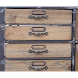 thumbnail of Apotheker-Schrank HWC-A43, Kommode, Tanne Holz massiv Vintage Shabby-Look 143x56x33cm
