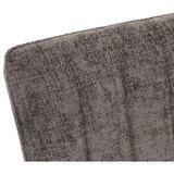 thumbnail of Sitzbank | HxBxT 90x160x60cm | Sitzhöhe 48cm | Rückenlehne Stoff/Textil Chenille Metall 160cm | Grau-Braun | Esszimmerbank Bank Polsterbank