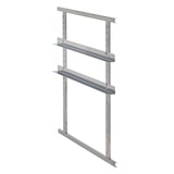 thumbnail of Cambro Jeu de 2 cadres en acier inoxydable + 4 rails de support individuels pour EPP4060FNR, 1 pièce dans une boîte - EPP4060FPR1