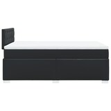 thumbnail of vidaXL Boxspringbett mit Matratze Schwarz 120x200 cm Kunstleder