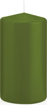 thumbnail of Stumpenkerzen Olive 130 x Ø 68 mm, 12 Stück