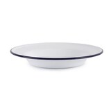 thumbnail of Olympia Emaille Suppenteller - weiß-blau - 24,5cm - 12 Teller - spülmaschinenfest