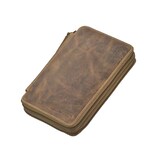 thumbnail of Greenburry Leder Stiftmappe 2teilig Federmappe Stiftetui Federtasche Vintage 1573-25 (ungefüllt)