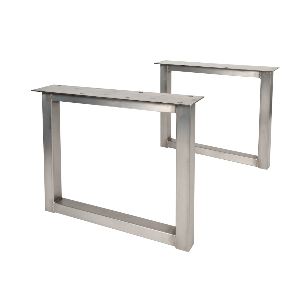 SIT Möbel marco de mesa acero | L 75 x An 15 x Al 73 cm | plata antigua | 07112-40 | Serie TOPS & TABLES