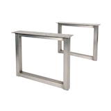 thumbnail of SIT Möbel marco de mesa acero | L 75 x An 15 x Al 73 cm | plata antigua | 07112-40 | Serie TOPS & TABLES