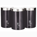 thumbnail of Berlinger Haus AT-6718 Set 3 Botes Cocina Almacenaje Acero Inoxidable, Diseño Moderno, Ø11x17,8cm Especias, Té ,Café, Gris Oscuro