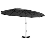 thumbnail of vidaXL Sonnenschirm mit Aluminium-Mast 460 x 270 cm Anthrazit