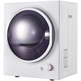 thumbnail of Merax Mini Ablufttrockner 2.5 kg, wandmontierbar, PTC-Keramikheizung, Edelstahltrommel, 200-Minuten-Timer, Doppelfilter, 65°C, leise 62 dB, Weiß
