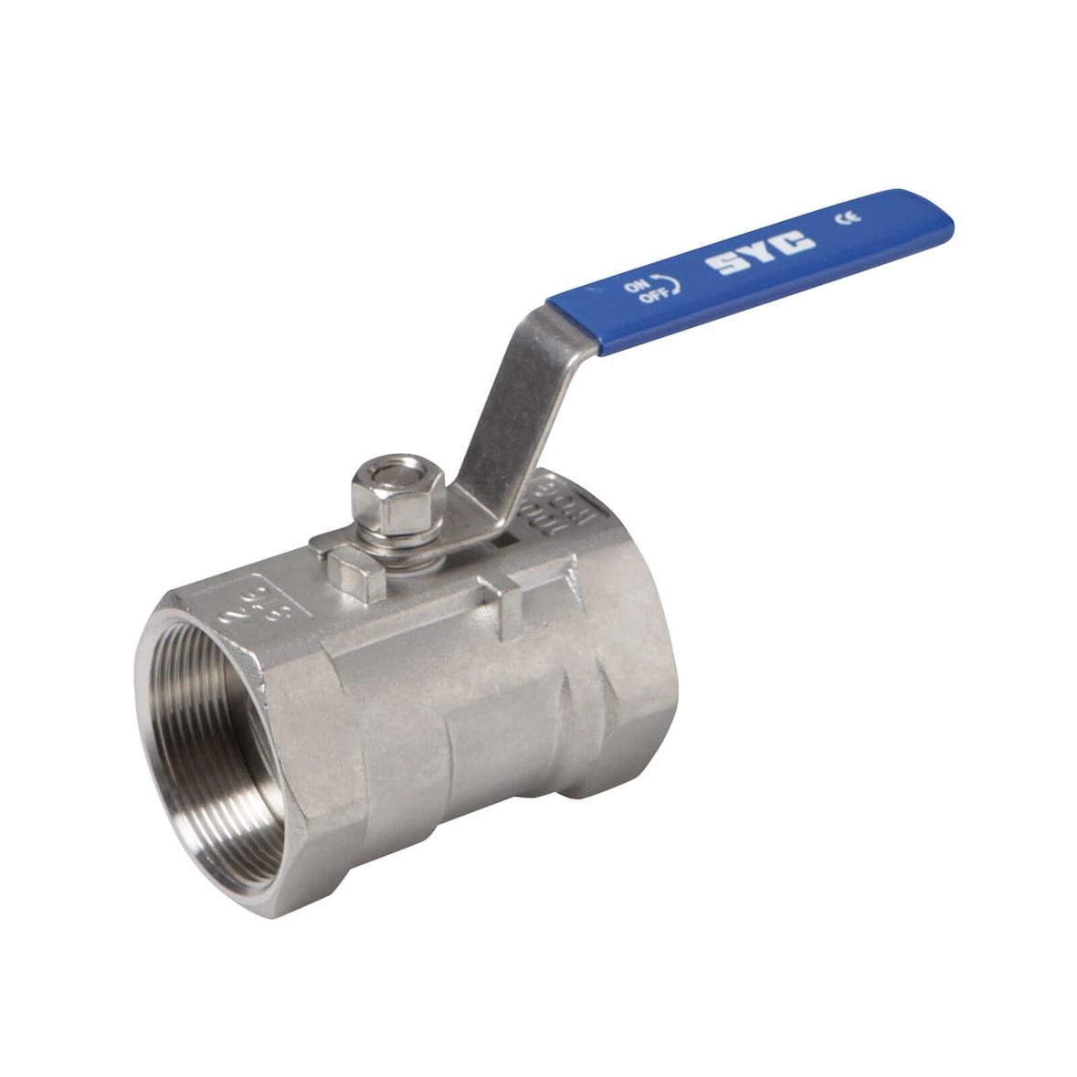 Edelstahl Kugelhahn 1 1/4 Zoll DN32 1-tlg Absperrhahn Kugelventil Absperrventil