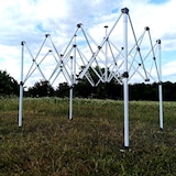 thumbnail of Partyzelt 2x3m - mit 3 Wänden - Schwarz