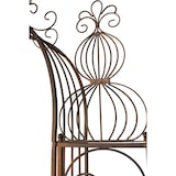 thumbnail of DanDiBo Rosenbogen mit Tür Tor aus Metall 120853 Rundbogen Antik Torbogen Gartentor Rankhilfe Schmiedeeisen