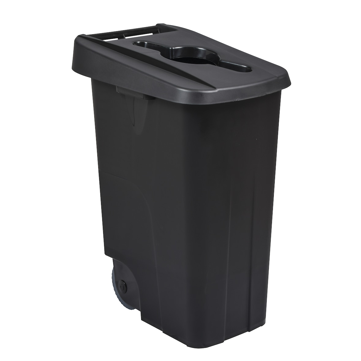ROSSIGNOL Poubelle mobile 85L ouverture calibrée MOVATRI GREEN noir