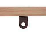 thumbnail of Estantería de pie HWC-K82, Estantería de baño Estantería para lavadora Estantería escalera, Industrial Metal Madera 155x64x25cm ~ natural