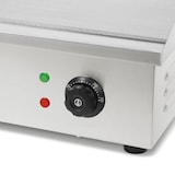 thumbnail of VERTES Plancha profesional de 3000 W en acero inoxidable, superficie de grill lisa de 55 x 35 cm, termostato, temperatura de 50-300 °C