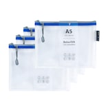 thumbnail of 4 Sacos Multiusos Zipper Bag A5 azul