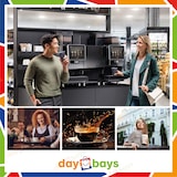 thumbnail of DayBays 2000 Stk. Thermobecher Einweg 180ml Ø70mm braun-weiß Automatenbecher aus PS Automatengängig