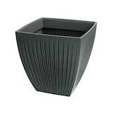thumbnail of WellHome - Vaso in plastica stampata a rotazione 17L Ø30x30cm colore Grigio Grafite - Latia Square MIDL
