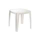 thumbnail of Table carrée empilable 75x75 blanche