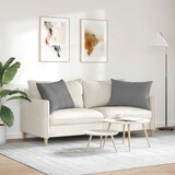 thumbnail of vidaXL Sofakissen 2 pcs Dunkelgrau 70 x 50 cm Stoff