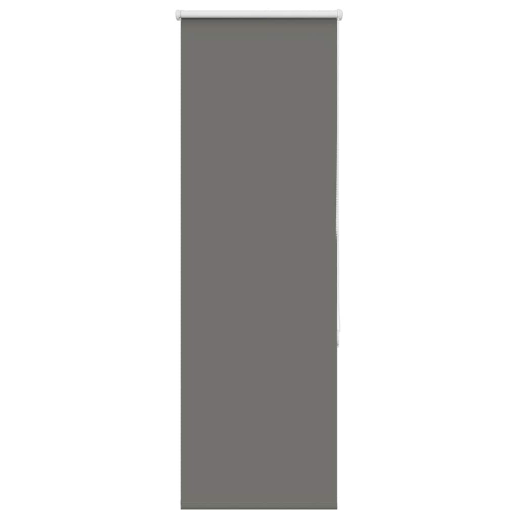 vidaXL Verdunkelungsrollo Grau 50x150 cm Stoffbreite 45,7 cm Polyester