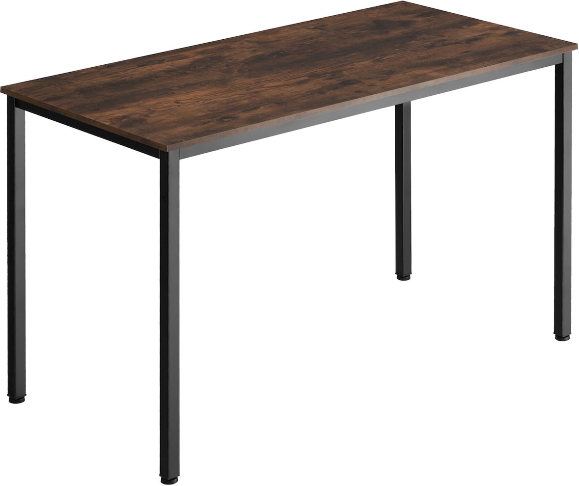 tectake Scrivania Vanport 120 x 60 x 75,5 cm - Legno industriale scuro, rustico - 404419