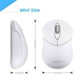 thumbnail of Perixx PERIMICE-802W, Bluetooth-Maus für PC und Tablet, schnurlos, weiß