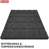 thumbnail of Fallschutzmatte "Play Protect" - Universelle & wetterfeste Bodenschutzmatte mit Drainage / 50 x 50 x 2.5 cm - Rot