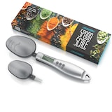 thumbnail of Arendo Löffelwaage digital 0,1g - Küchenwaage Feinwaage - LCD-Anzeige - Digitalwaage - Professionelles Küchenzubehör - 2 abnehmbare Löffel