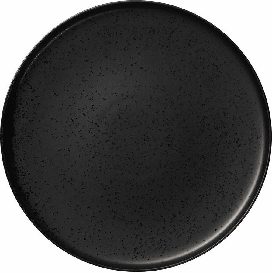 ASA Selection coppatea Dessertteller kuro, Kuchenteller, Speiseteller, Teller, Porzellan, Schwarz matt, D 21 cm, 19140190