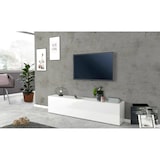 thumbnail of Dmora Mobile porta TV Christian, Credenza bassa da soggiorno, Base porta TV, 100% Made in Italy, cm 180x30h40, Bianco lucido