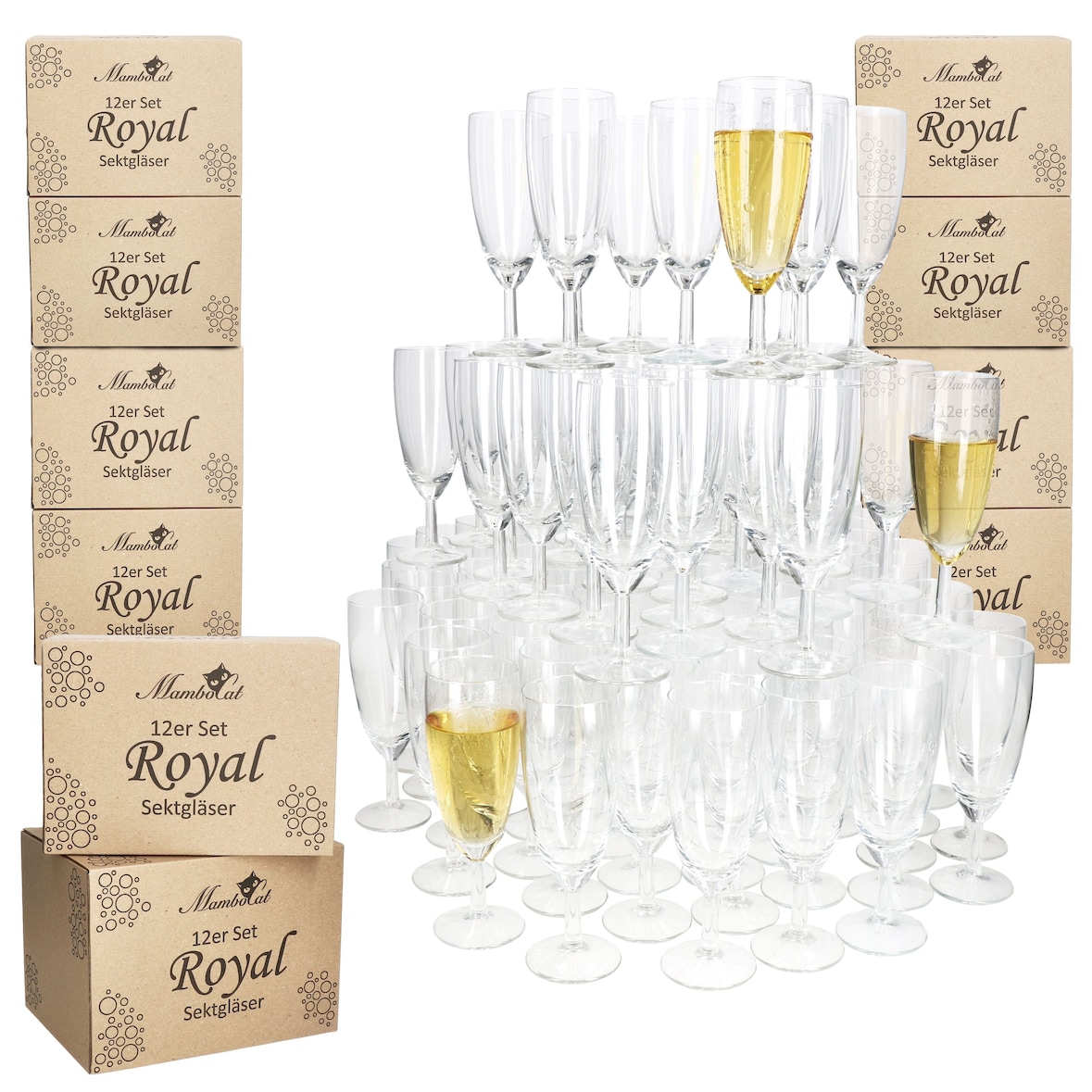120er Set ROYAL Sektgläser
