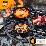 thumbnail of BBQ-Nerd® Mini Dutch Oven | Kleiner Gusseisentopf mit Deckel 11x5cm für Grill, Feuerstelle, Backofen, Herd ? Serviertopf Kochtopf Schmortopf
