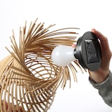 thumbnail of LED Solar Laterne Boho Tischleuchte in Korboptik Gartenleuchte H: 36cm