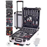 thumbnail of 4toolz® Gereedschapskoffer XXL - 1020-delig - Aluminium trolley met wielen