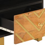 thumbnail of vidaXL Nachttische 2 Stk. Braun und Schwarz Massivholz Mango