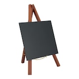 thumbnail of Securit® Mini-chevalet tableau noir en bois finition acajou laqué - lot de 3