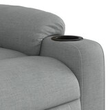 thumbnail of vidaXL Massagesessel Elektrisch Hellgrau Stoff