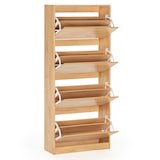 thumbnail of Mueble Zapatero Ángel 4 Puertas Color Roble Claro, para 24 Pares