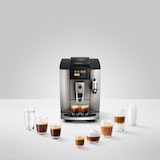 thumbnail of JURA - E8 Midnight Silver (ED) - Cafetera automática con 27 especialidades, preparación ligera y espuma dulce