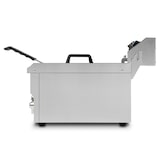 thumbnail of VERTES Freidora de acero inoxidable, capacidad de 16 litros, 50-200 °C, 3000 W, 230 V, principio de zona fría, freidora para hostelería.