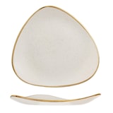 thumbnail of Churchill Dreieckiger Keramikteller aus Stonecast Weiß 26,5cm