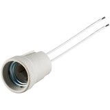 thumbnail of Goobay 9182 E27 Lampenfassung mit Zwillingslitze, Weiß, 0.15 m - max. 100 W/250 V (AC), 0,15 m Kabel, Keramik/Silikon