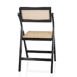 thumbnail of Silla plegable / Silla de comedor TUDELA BAMBOO Bambú / Ratán marrón hjh LIVING